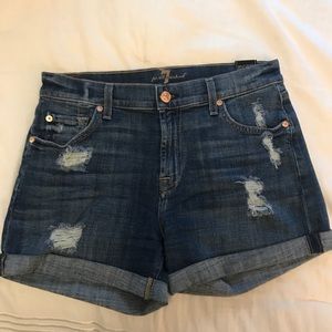 7 For All Mankind denim shorts